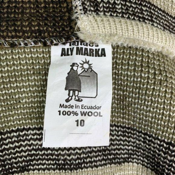 Tejidos Aly Marka Wool Alpaca Zip Up Cardigan - Picture 11 of 11